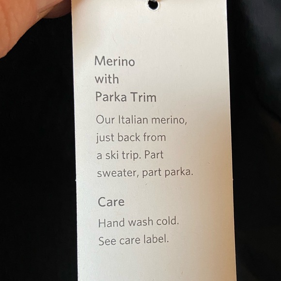 Eileen Fisher Merino Wool Black Sweater Zip
Jacket Petite M - Picture 9 of 11